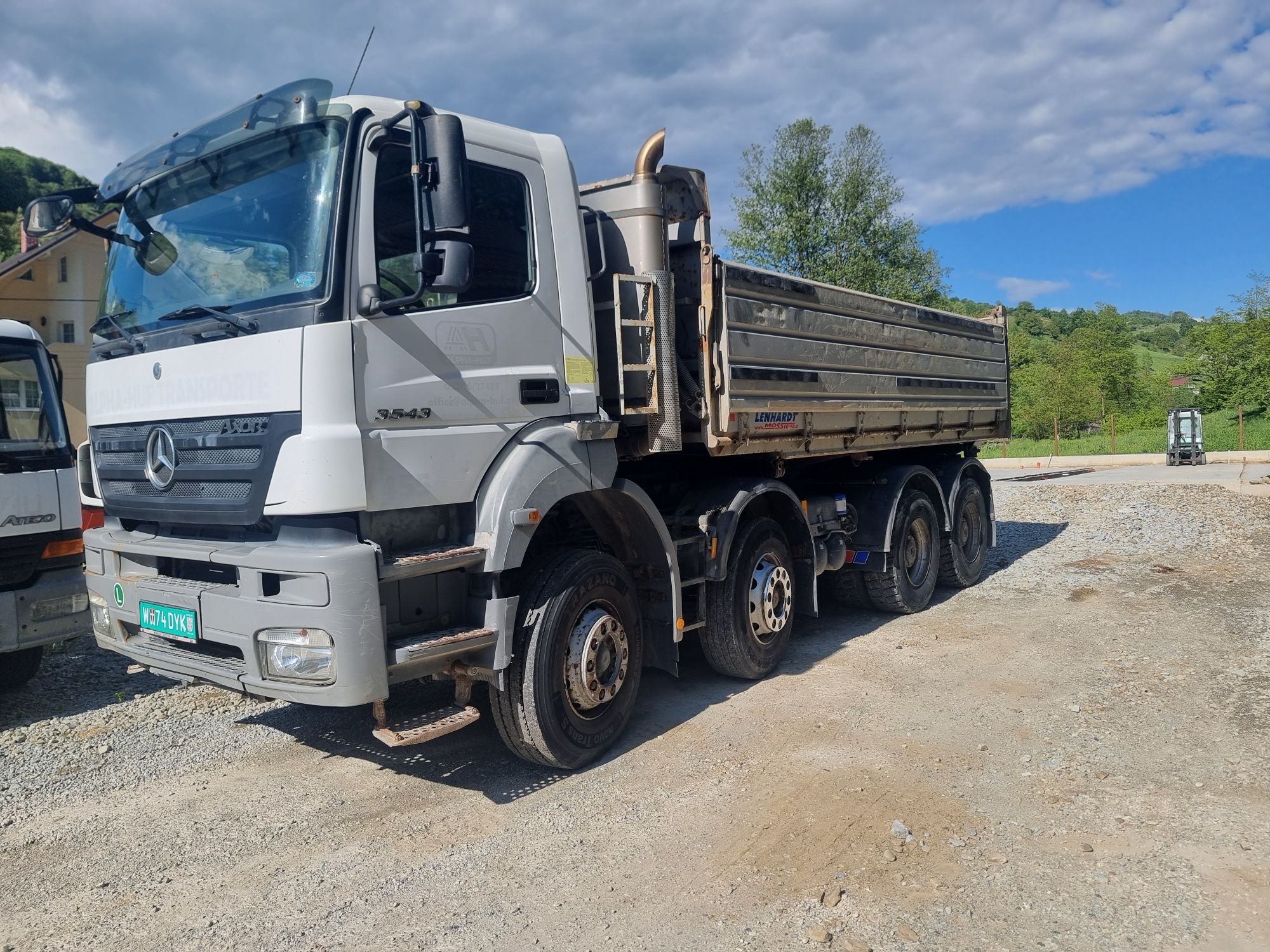 Autobasculanta mercedes axor euro 5 basculabil pe 3 parti