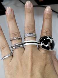 Серебряные кольца и браслеты