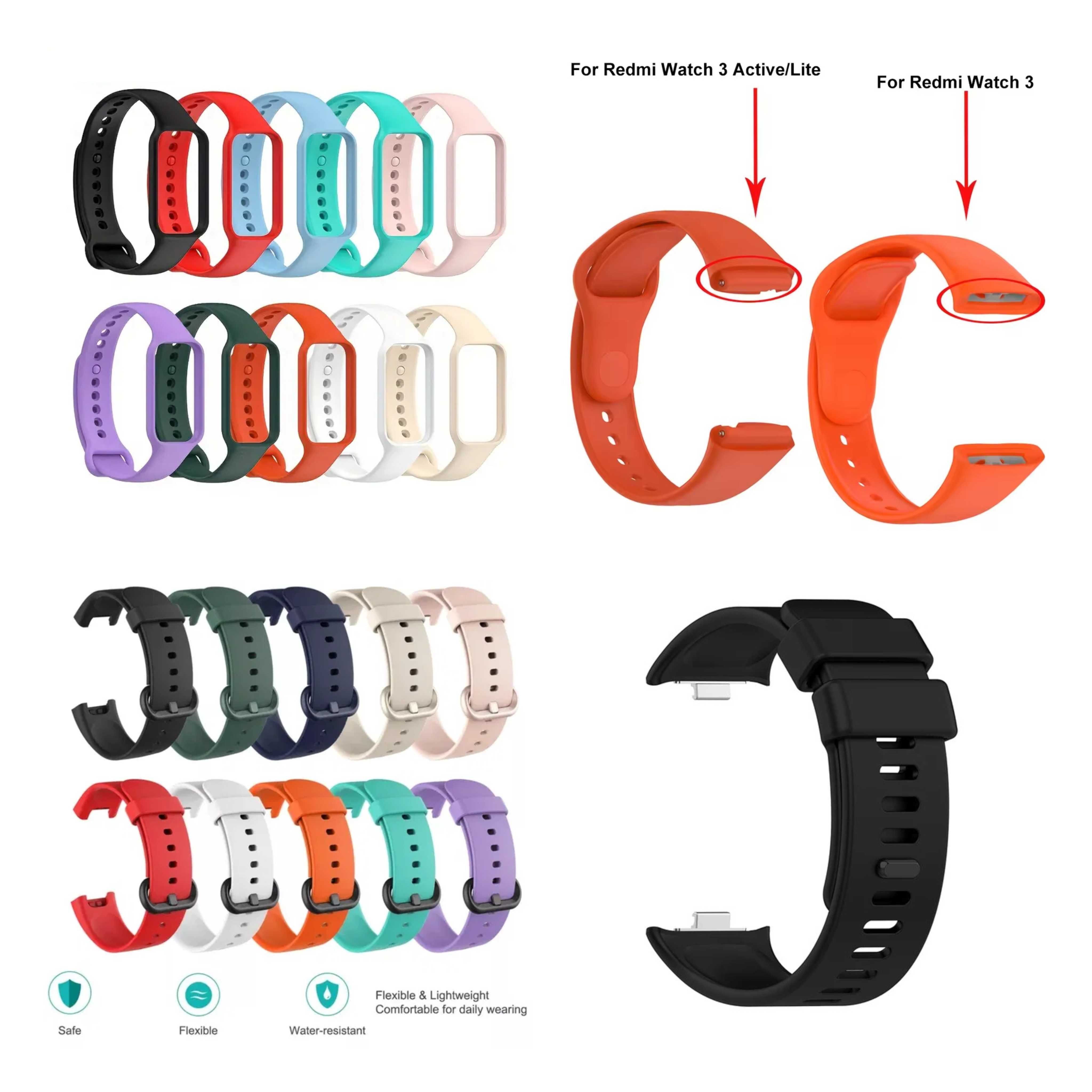 Силиконова каишка за XIAOMI Watch Lite, Redmi Watch 2,3,3 Lite,3,4