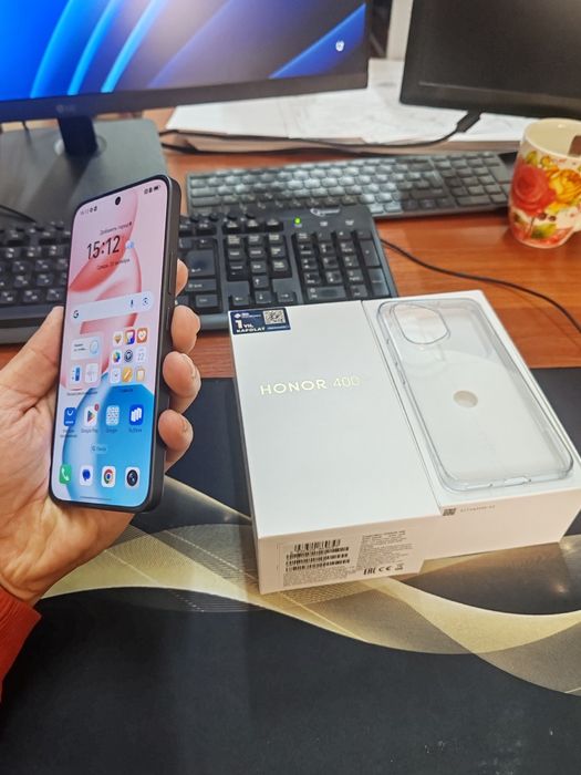 Honor 400 5G 12+12/256gb(2025)10 kunlik ideal iwlawi zur aybi yuq tozz
