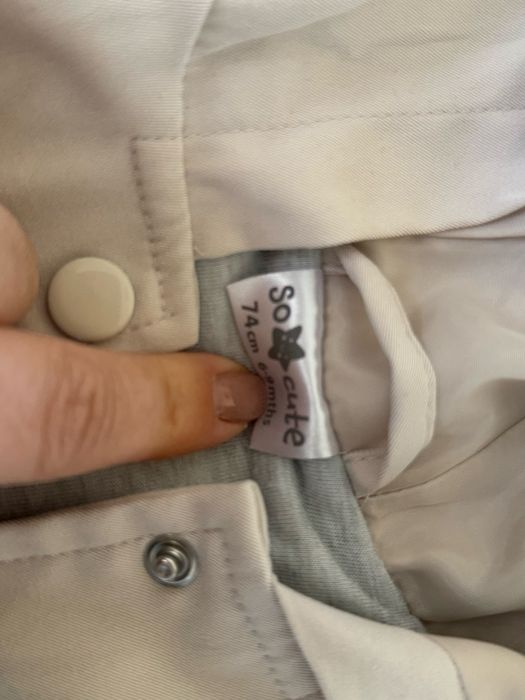 Детско яке, тип шлифер размер 74