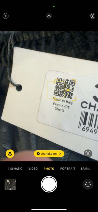 Chanel-Автентичен нов дамски комплект S размер