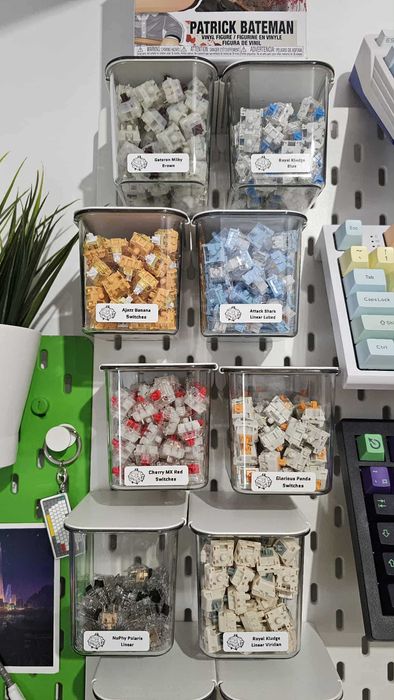 Суичове и капачки за механични клавиатури