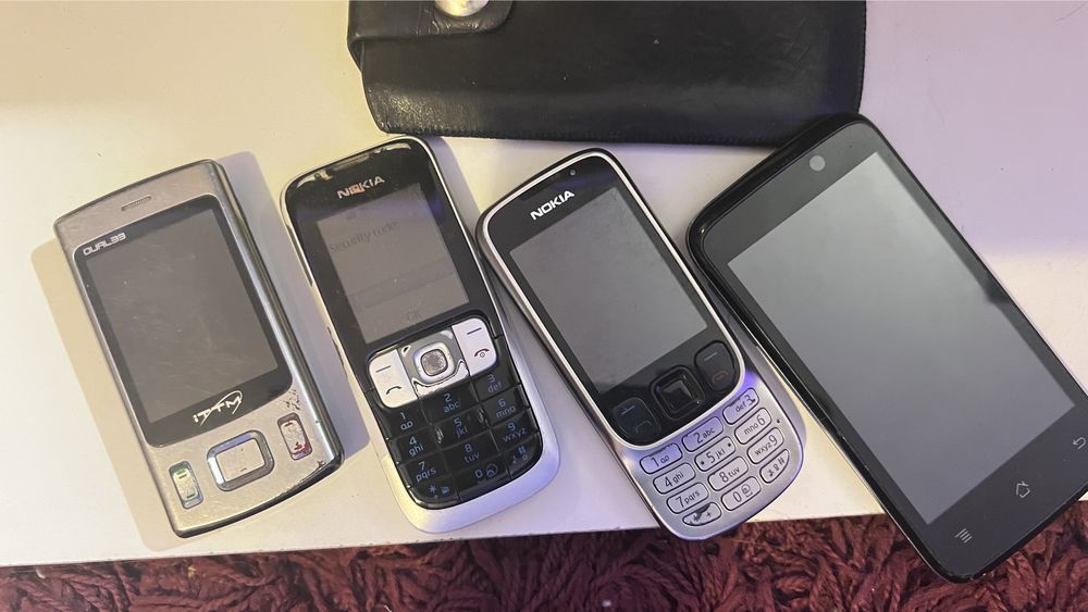 Lot 4 telefoane Nokia Utok (vintage/retro/colectie)