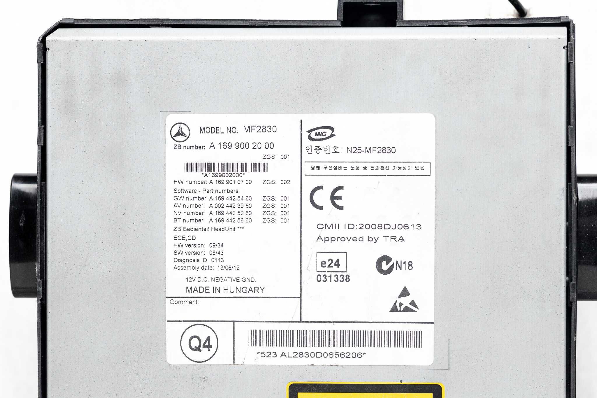 Радио/CD за Mercedes-Benz Sprinter W906 Vito W639
