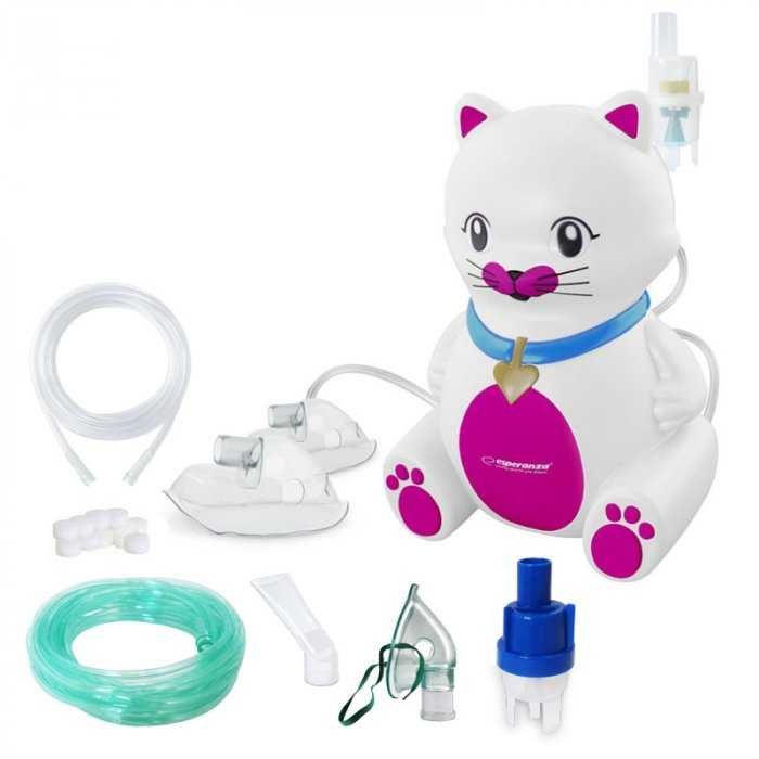 Inhalator Esperanza Kitty ECN003, Cu compresor, forma de pisoi, nou