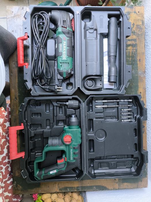 Parkside перфоратор 12V и мултитуул
