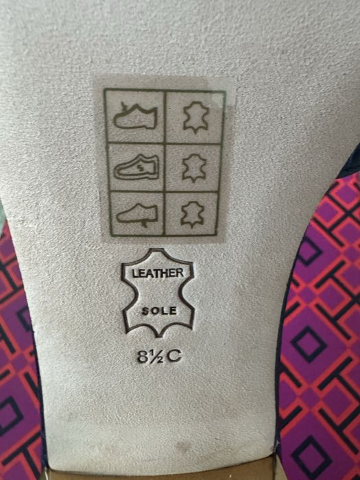 Оригинални дамски чехли Tory Burch – естествена кожа, кроко ефект