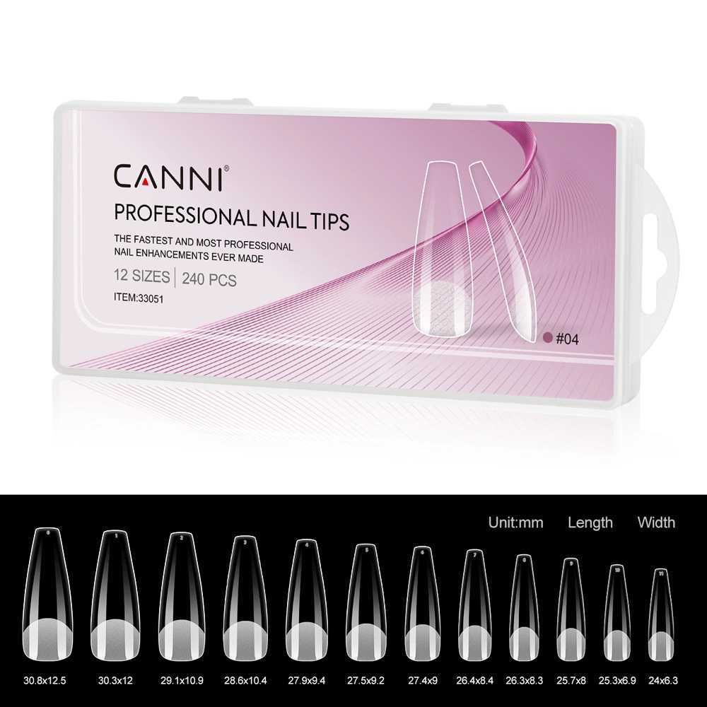 240 броя Canni Изкуствени нокти – балерина