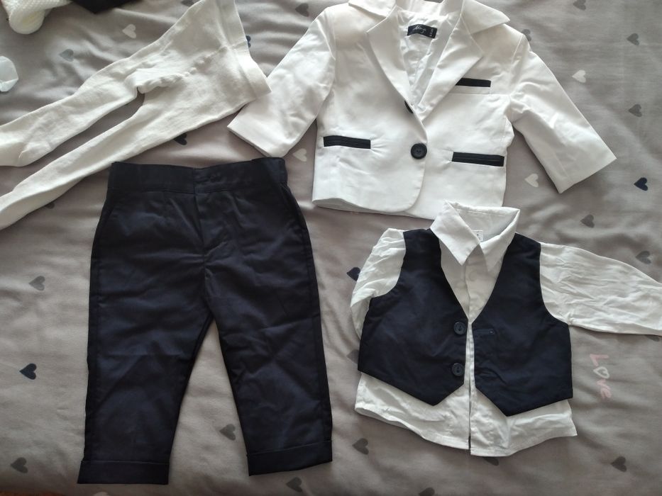 Vand costum botez bebe 0 3 luni