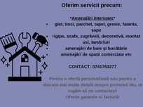 Amenajări interioare