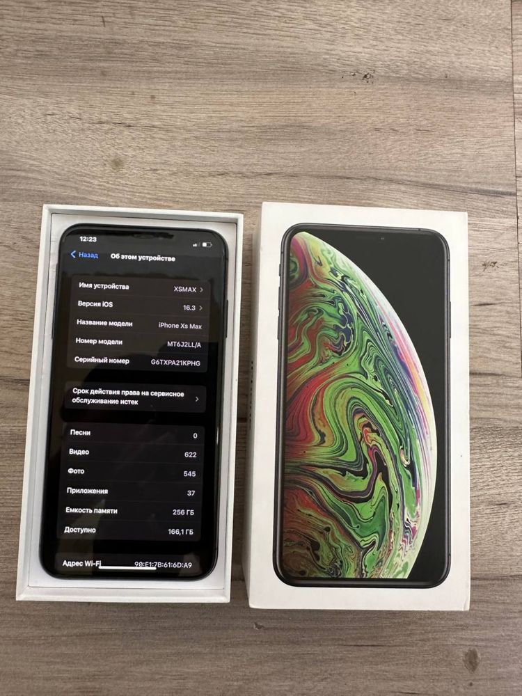 Iphone xs max 256