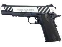 Pistol Airsoft Colt 1911 RAIL GUN SILVER Dual Tone