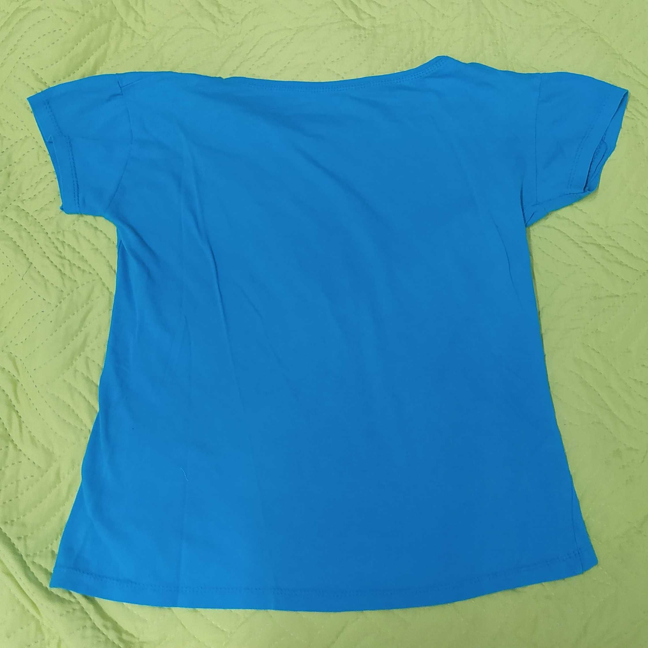 Синя моряшка тениска, размер S