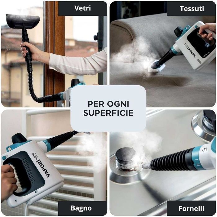 Парочистачка Ariete Vaporì Jet 3,5 бара – Комплект аксесоари