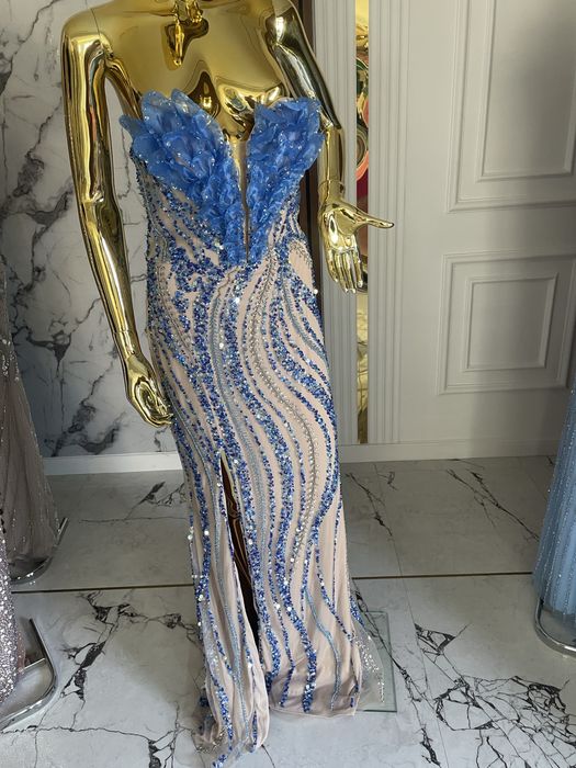 Rochie bijuterie lucrata manual in atelier