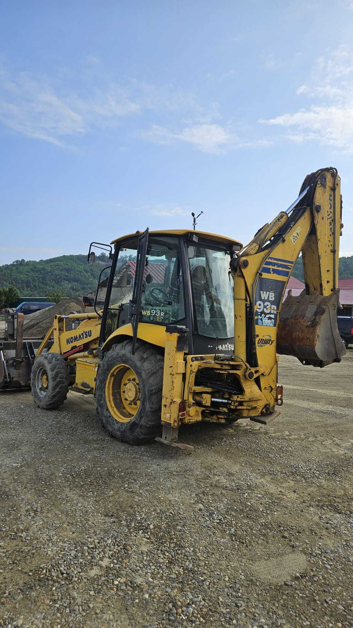 Vand/SCHIMB Buldoexcavator KOMATSU WB93R