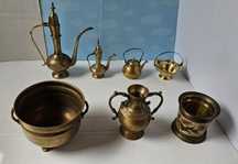 Lot vase din bronz/alamă