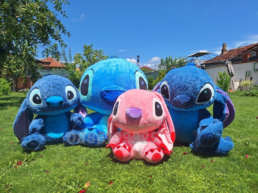 Плюшена играчка Лило и Стич + Подарък Ключодържател