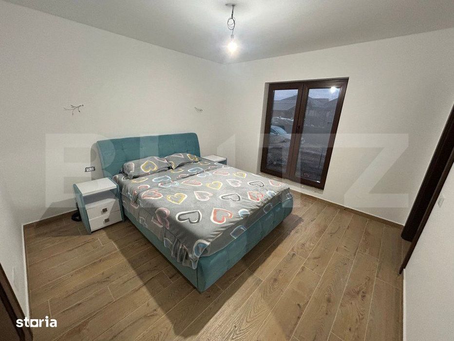 Casa semifinisata, 4 camere, 105 mp utili, 500 mp teren,zona Sard