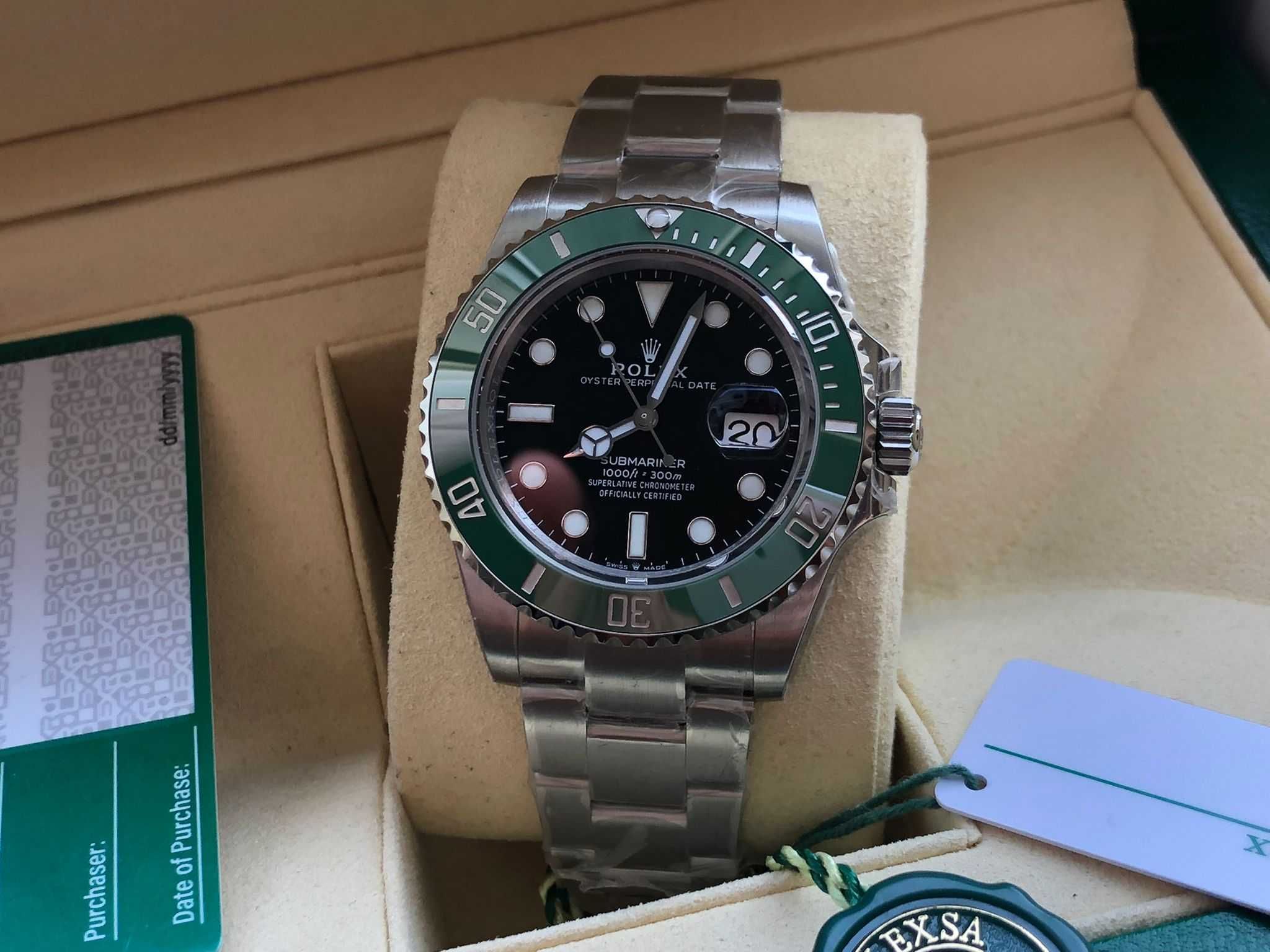 Rolex Submariner 41mm Kermit ref 126610LV