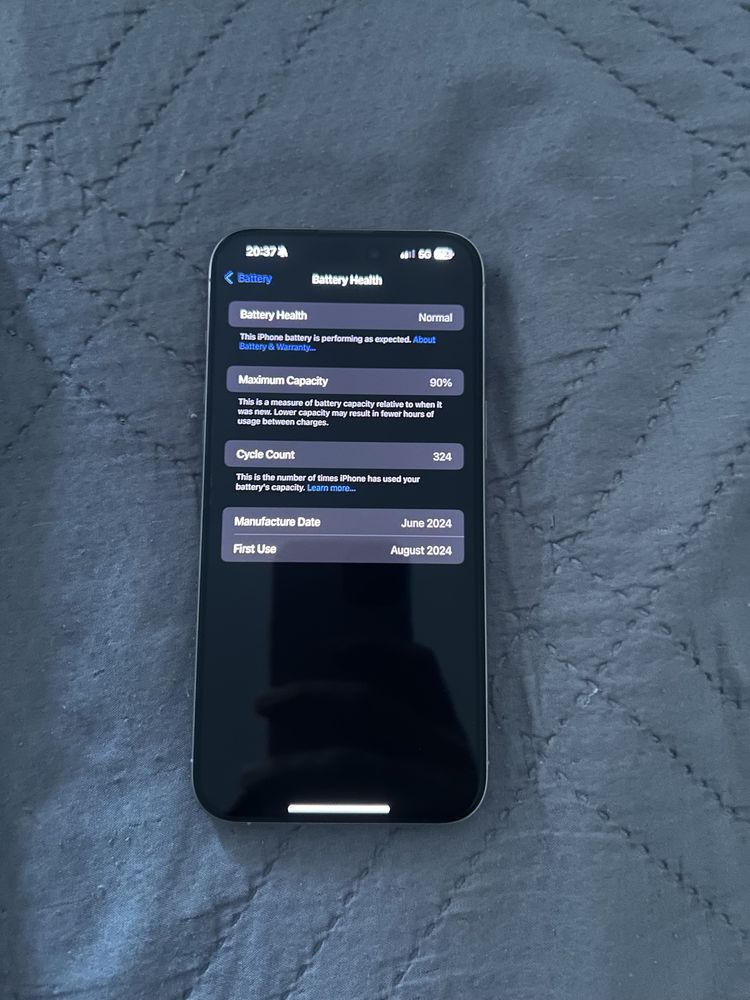 Iphone 15 pro max 256gb бял
