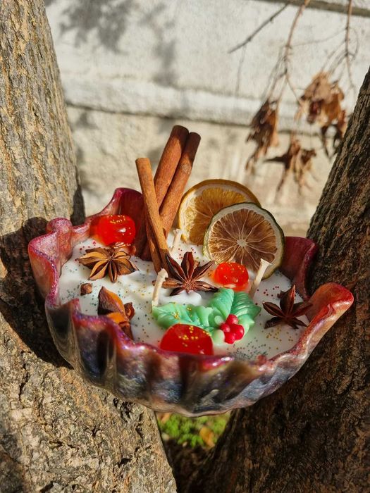 recipiente din rasina epoxidica pentru lumanari parfumate