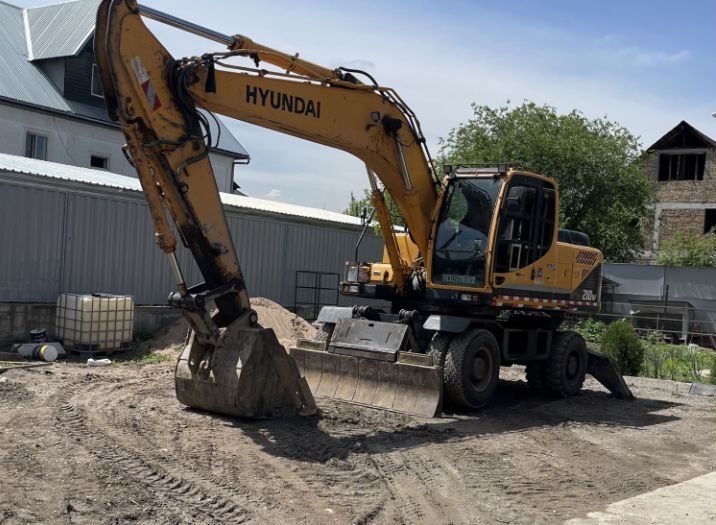 Аренда колёсного экскаватора 210 гидромолот