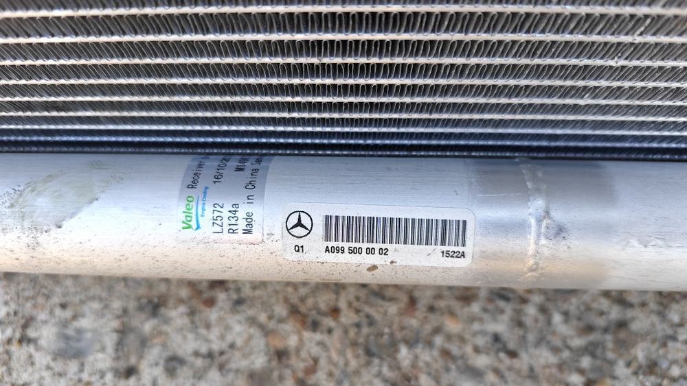 Радиатори броня калник Мерцедес gl 350 cdi w166