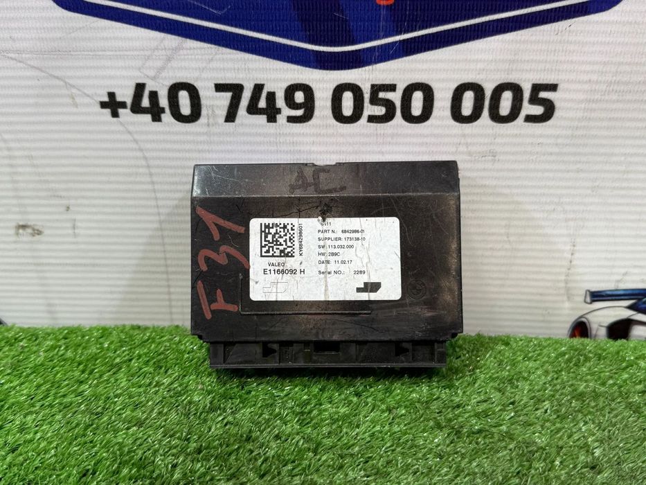 MODUL CLIMATIZARE BMW 318I SPORT SERIA 3 LCI F30 1.5 BENZINA 2017 COD OEM 684298601 6842986 64116842986 6411684298601 2015-2019