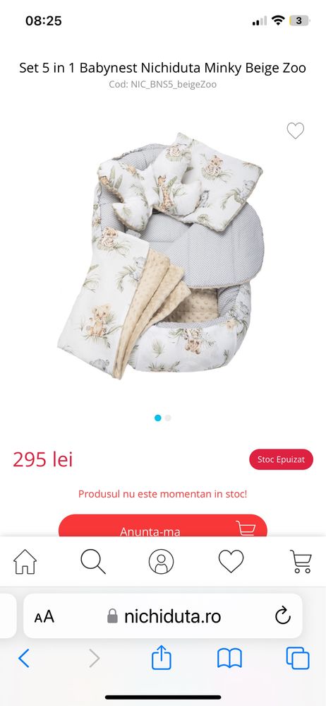 Babynest, foarte putin utilizat