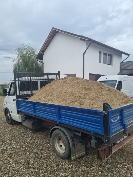 Sort, nisip, balastru, piatra concasata, pamant vegetal, margaritar!