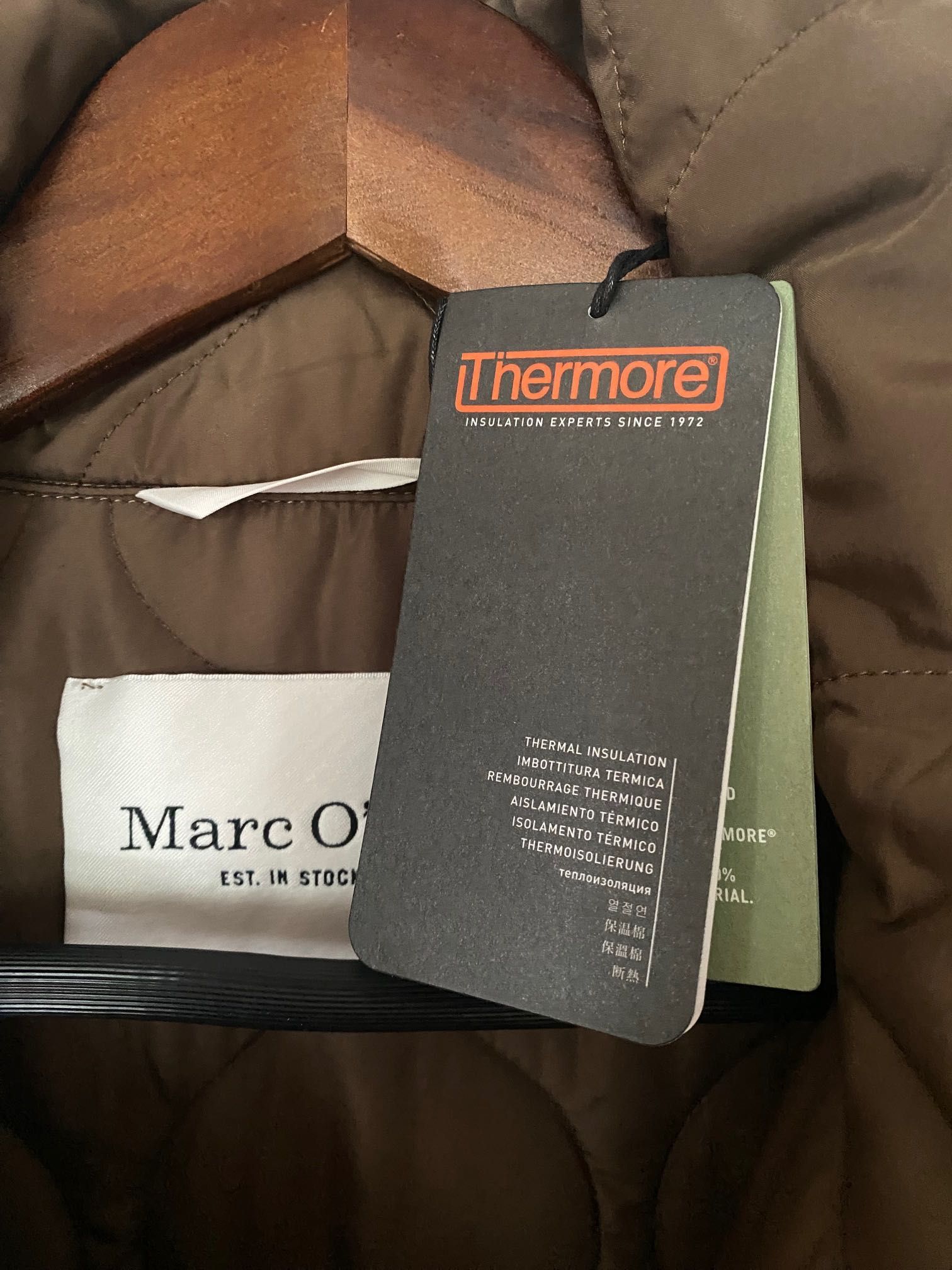 Чисто нов олекотен без ръкавен елек Marc O’Polo,овърсайз, размер S/36