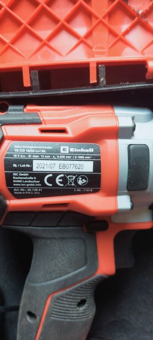 Bormasina brushless einhell