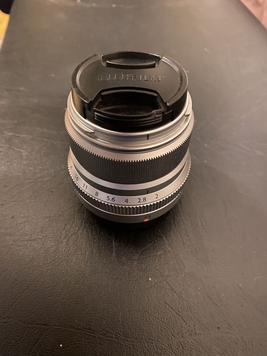 Объектив Fujifilm 23mm f/2 серебристый