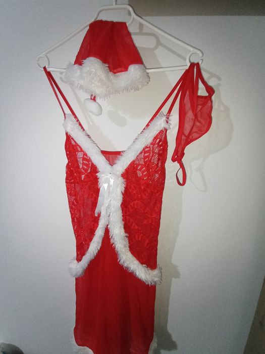 Set lenjerie sexy Craciunita