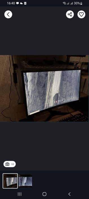 Монитор в хорошем состоянии