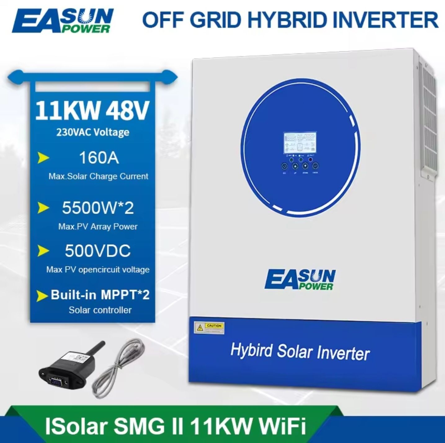 Хибриден инвертор Easun 11kw