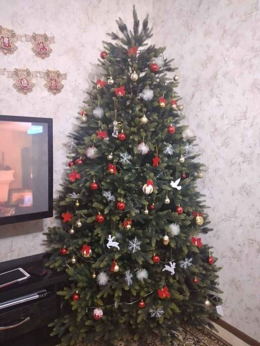 Ёлка натуральная 100% гелевая литая