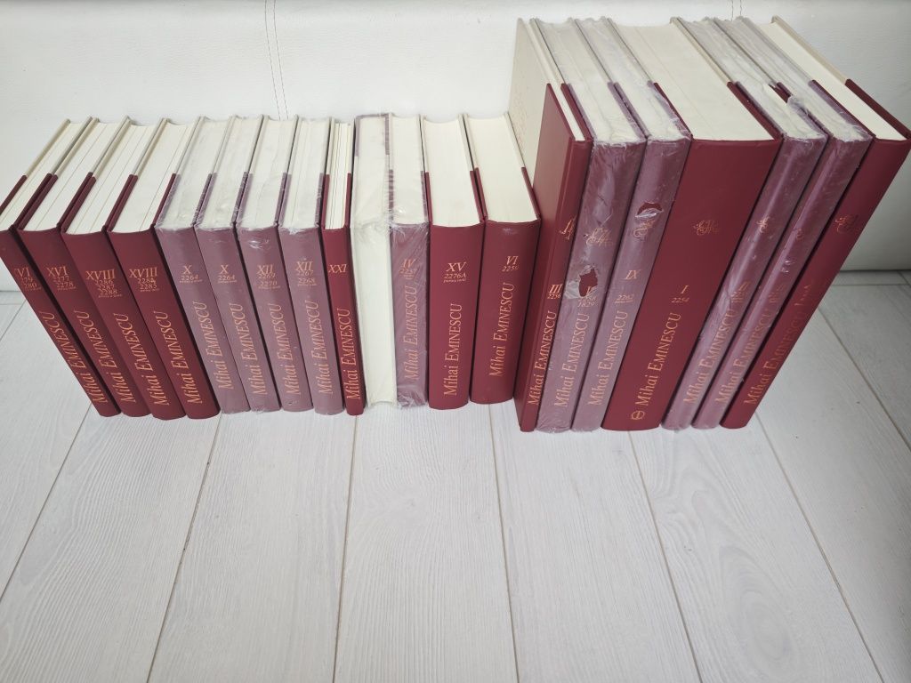 Set Manuscrisele lui Eminescu, Academia Română, 16 vol, 22 tomuri,NOU