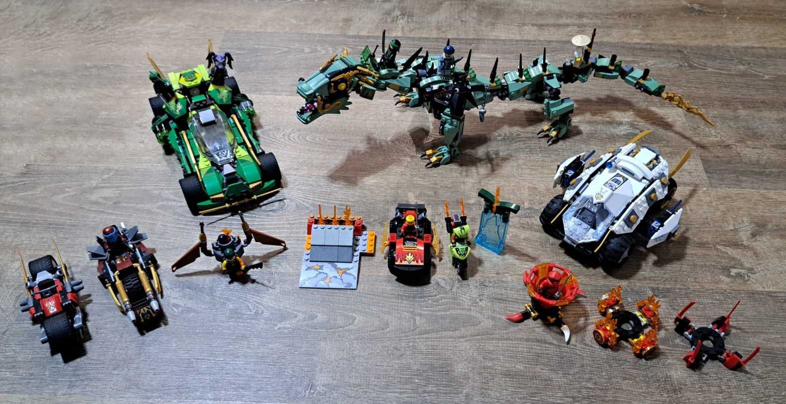 Lot 7 seturi LEGO Ninjago (cititi descrierea)