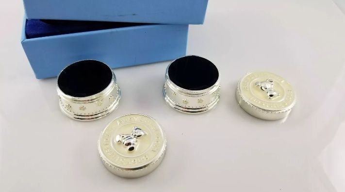 Set cutiute argintate primul dinte si par bebelusi, Newbirdge Irlanda