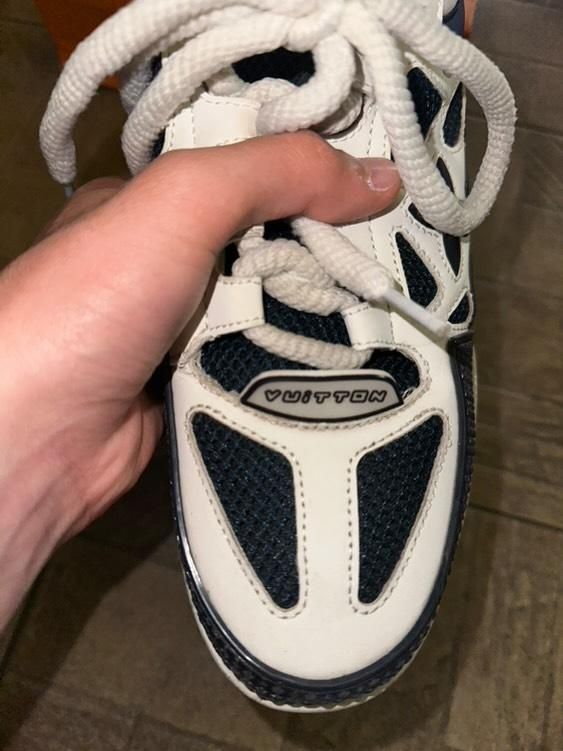 Louis Vuitton Skate White Blue