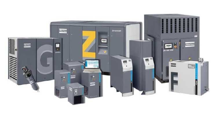Воздушные компрессоры Atlas Copco от официального дистрибьютора