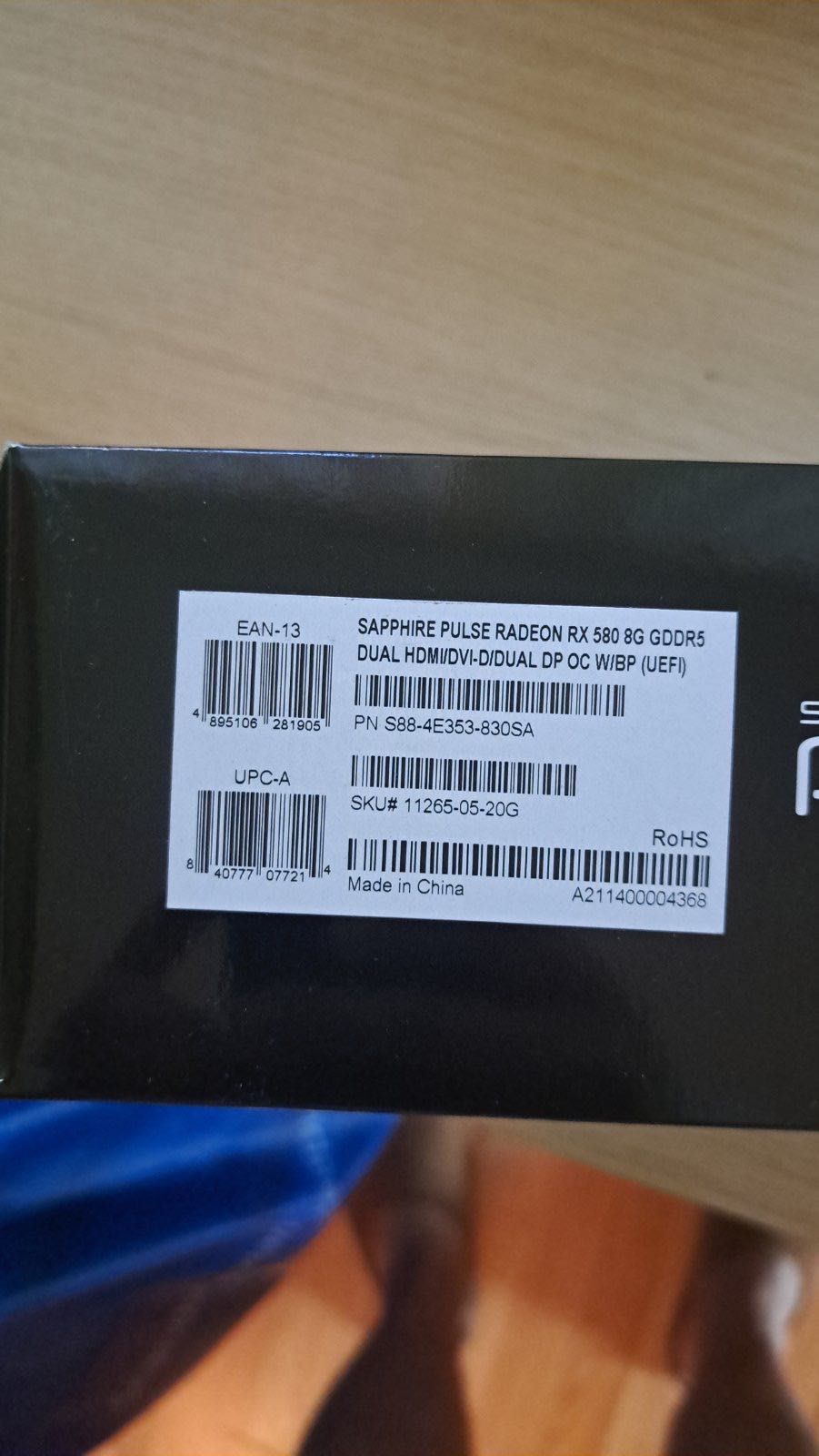 Видео карта SAPPHIRE PULSE Radeon RX 580 8GD5