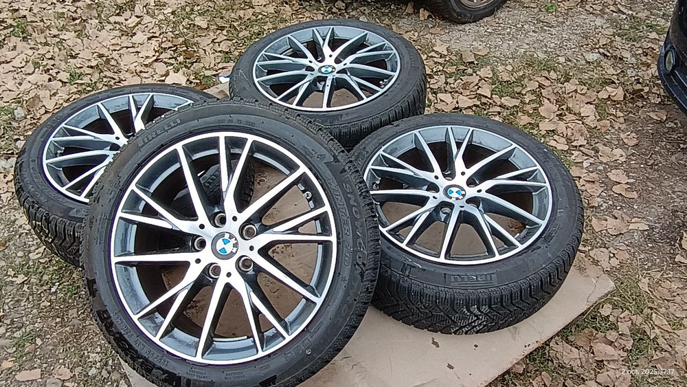 Jante Bmw 5x112 Seria 1 F40  Seria 2 F44 F46 Anvelope 195 55 R17 M+S
