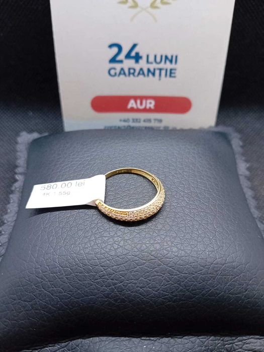 Inel aur 14k 1.55g (B.24439 AG31 Barboi) Garantie 2 ani!