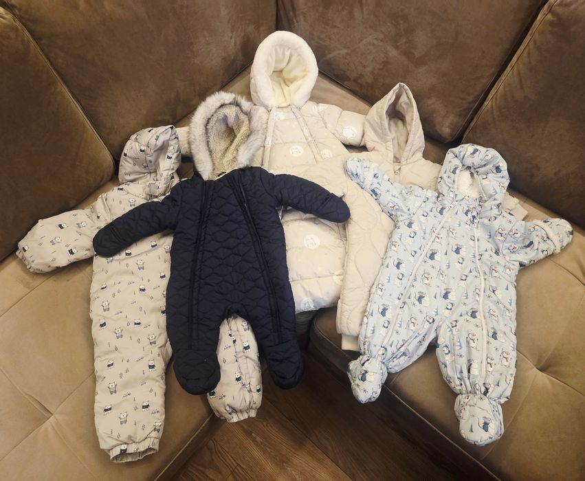 Дебели зимни космонавти за бебе
