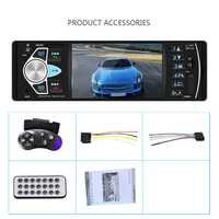 Casetofon auto 1DIN  Mp5 player /display 4,1"/ Bluetooth/TF Card/USB