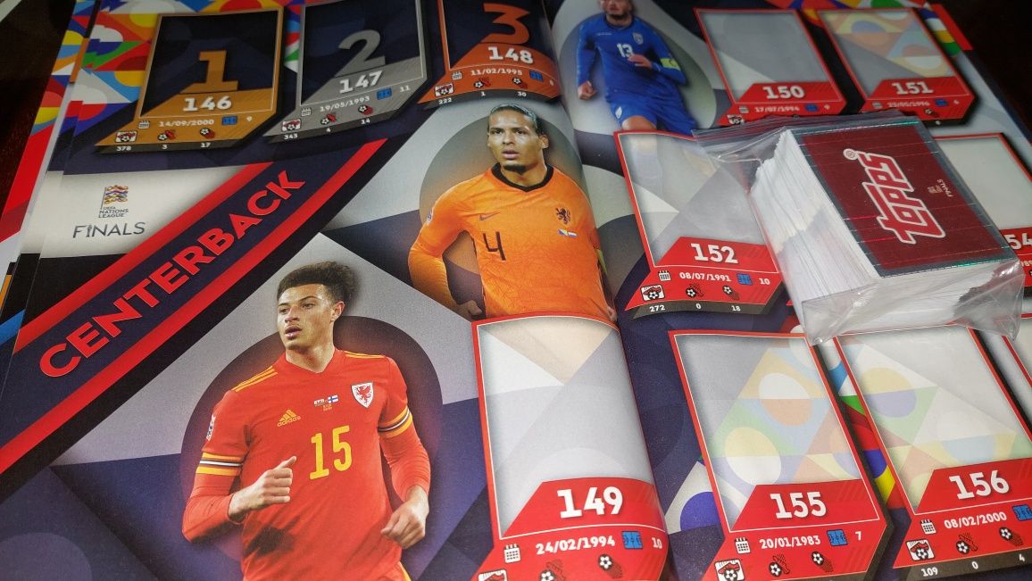 Album complet,nelipt,Topps Nations League 2022-23,220 lei